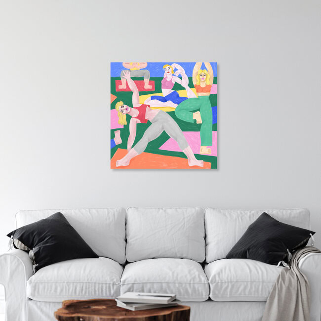 Wandbild 'Yoga' – Kunst von My Name Is Cépé als Poster oder Acrylglasbild