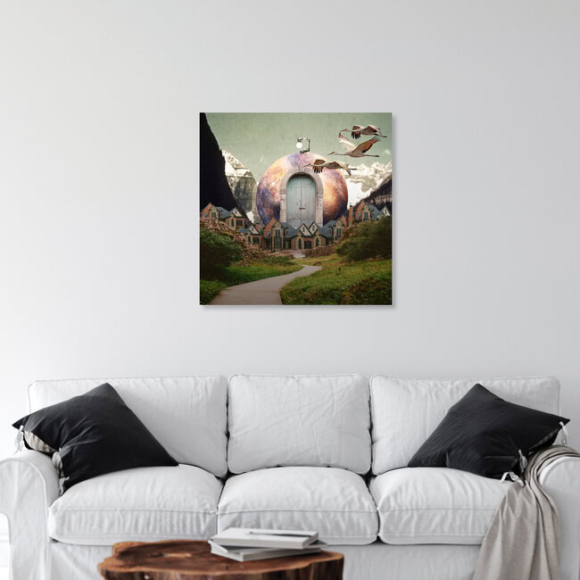 Wandbild 'Strange town' – Kunst von Adahi Cruz als Poster oder Acrylglasbild