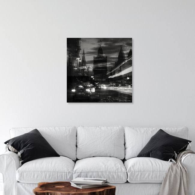 Edinburgh by night, Großbritannien – Fotokunst von Victoria Knobloch als Poster oder Acrylglasbild