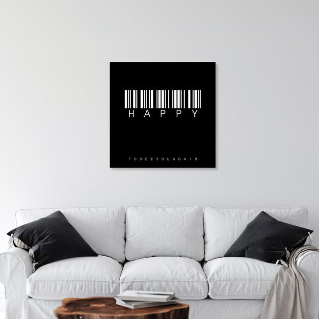 Wandbild 'barcode happy' – Kunst von Steffi Louis als Poster oder Acrylglasbild