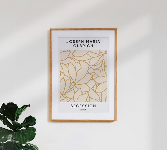 'Joseph Maria Olbrich 1 - Secession Wien' – Wall Art by Florent Bodart as Poster or Acrylic Glass Print