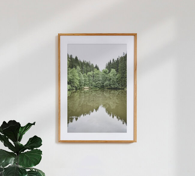 The Nature Collection | Reflextion, Austria – wall art by Lotte Wildiers as Poster or Acrylic Glass Print