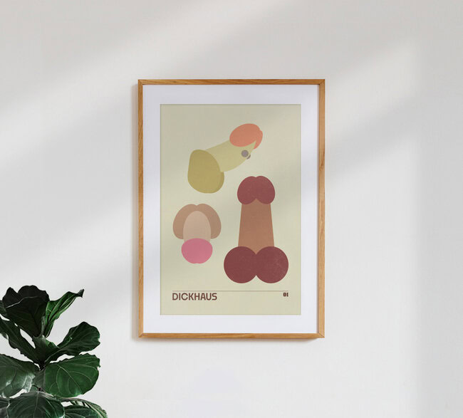 'Dickhaus' – Wall Art by Jonas Loose as Poster or Acrylic Glass Print