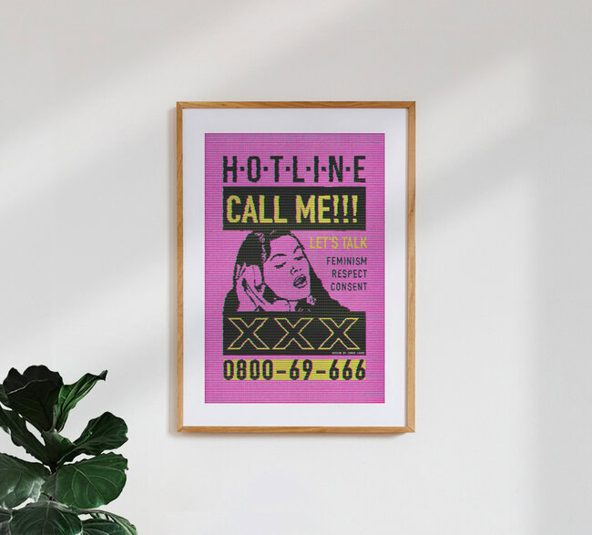 'Call For Consent' – Wall Art by Jonas Loose as Poster or Acrylic Glass Print
