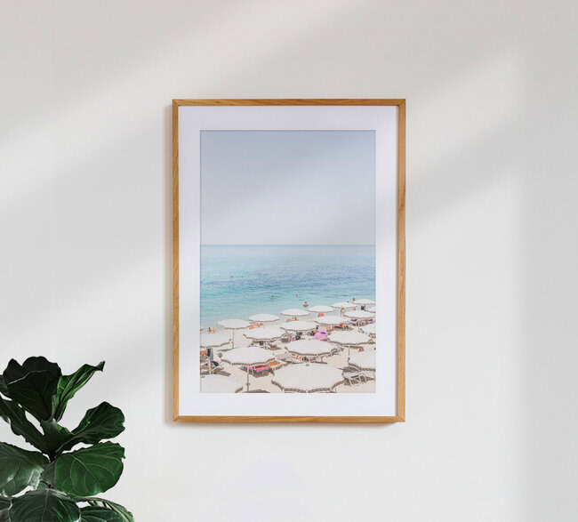Life is a beach, Italien – Fotokunst von Photolovers . als Poster oder Acrylglasbild