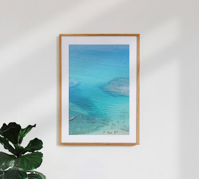 Enjoy the beach, Italien – Fotokunst von Photolovers . als Poster oder Acrylglasbild