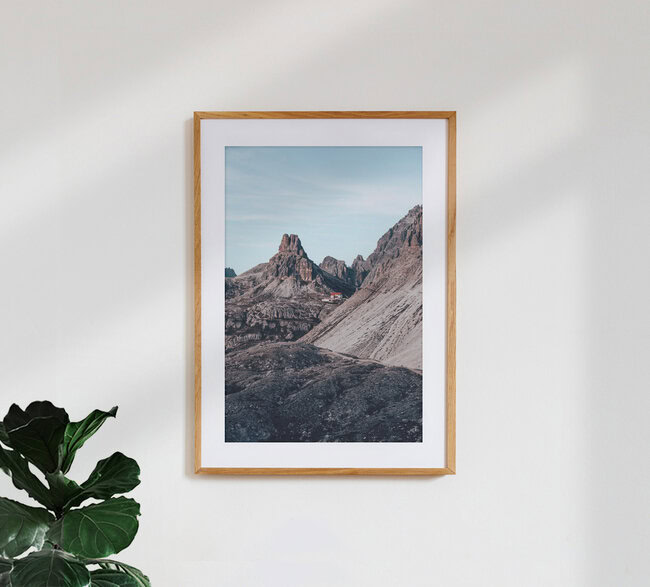 Dreizinnenhütte, Italien – Fotokunst von Eva Stadler als Poster oder Acrylglasbild