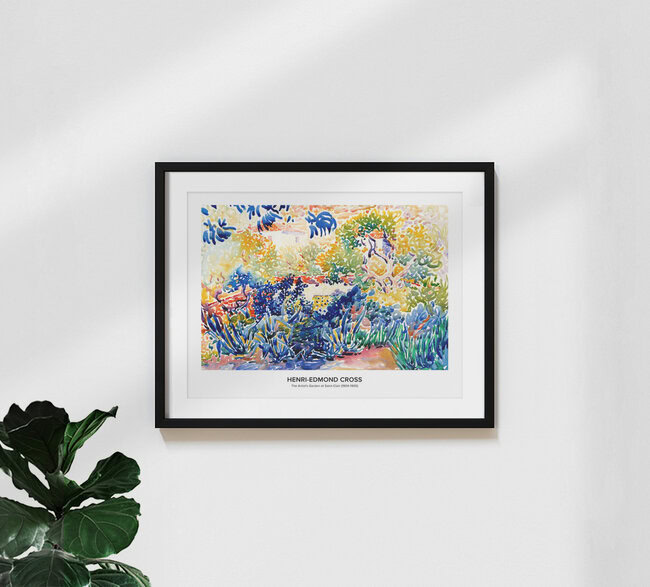 'Henri-Edmond Cross: The Artist's Garden at Saint-Clair - exh. poster' – Wall Art by Art Classics as Poster or Acrylic Glass Print