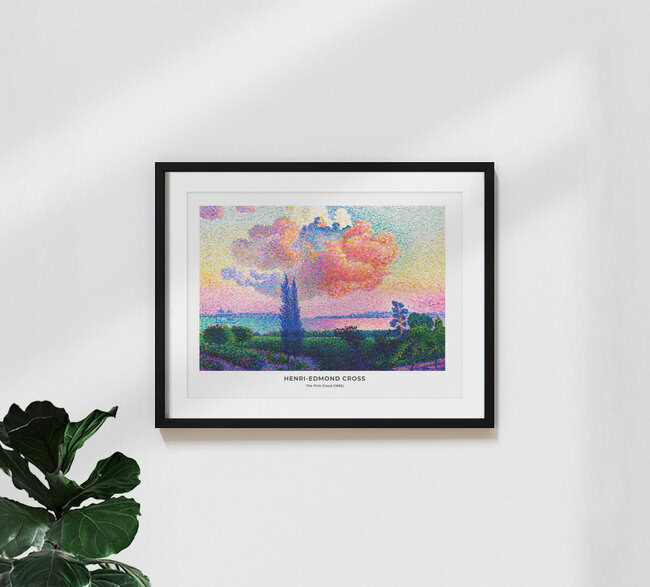 'Henri-Edmond Cross: The Pink Cloud - exhibition poster' – Wall Art by Art Classics as Poster or Acrylic Glass Print