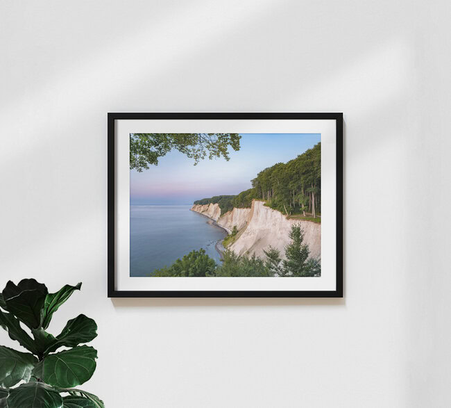 Kreidefelsen auf Rügen, Deutschland – Fotokunst von Jan Becke als Poster oder Acrylglasbild