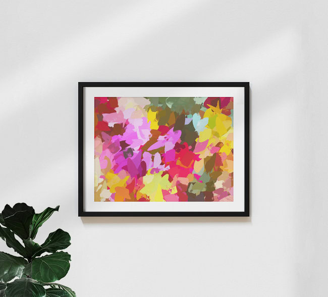 'Winterberry' – Wall Art by Uma Gokhale as Poster or Acrylic Glass Print