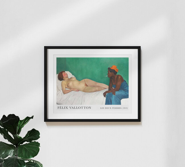 'Félix Vallotton: La Blanche et la Noire' – Wall Art by Art Classics as Poster or Acrylic Glass Print