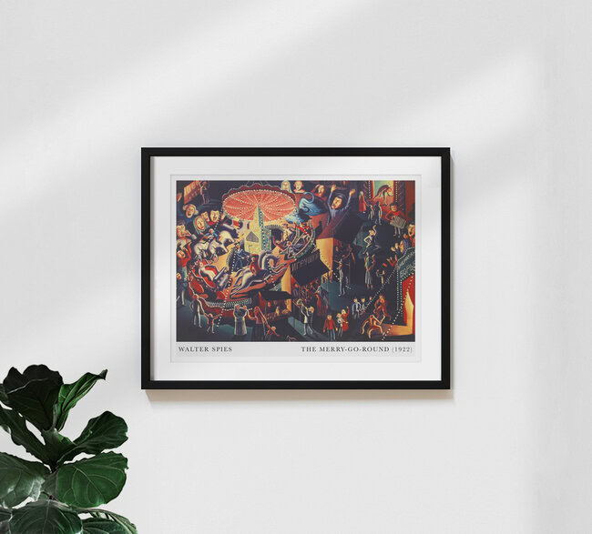 'Walter Spies: The Merry-go-round' – Wall Art by Art Classics as Poster or Acrylic Glass Print