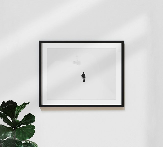 Jesus, Österreich – Fotokunst von Sascha Hoffmann-Wacker als Poster oder Acrylglasbild