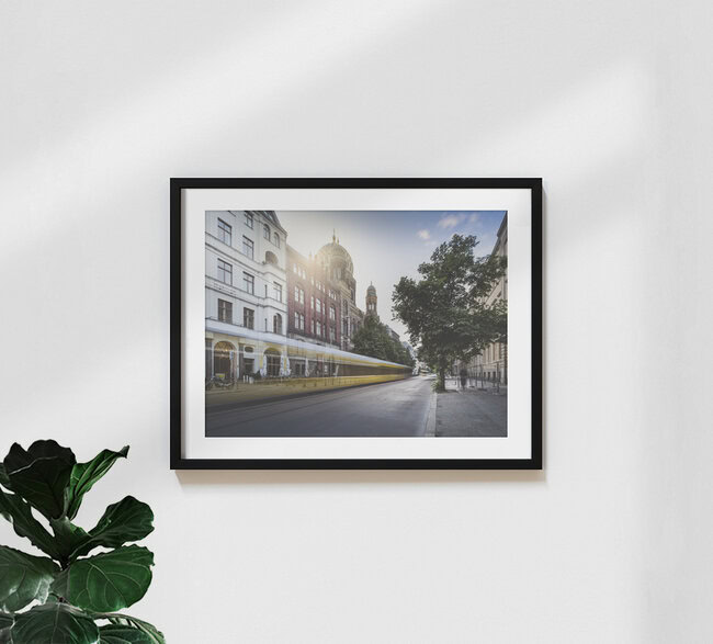 Neue Synagoge Berlin, Deutschland – Fotokunst von Ronny Behnert als Poster oder Acrylglasbild