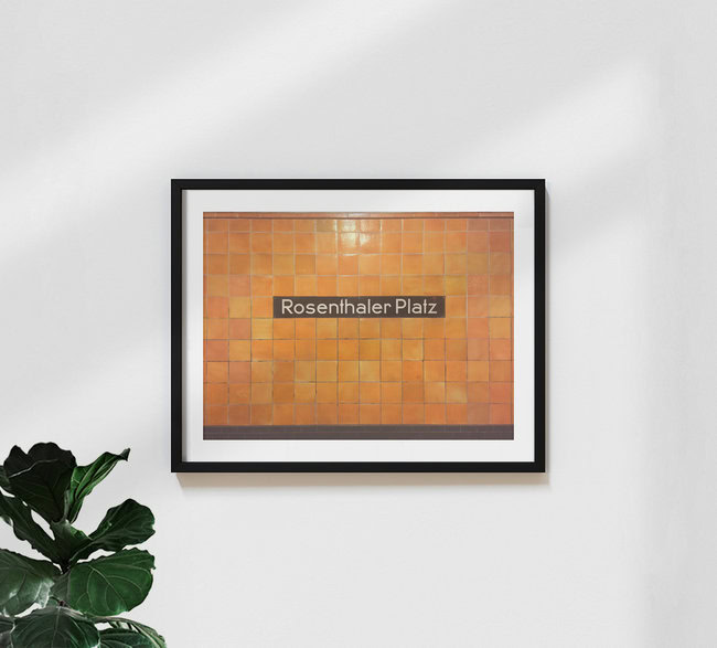 Rosenthaler Platz, Germany – wall art by Claudio Galamini as Poster or Acrylic Glass Print