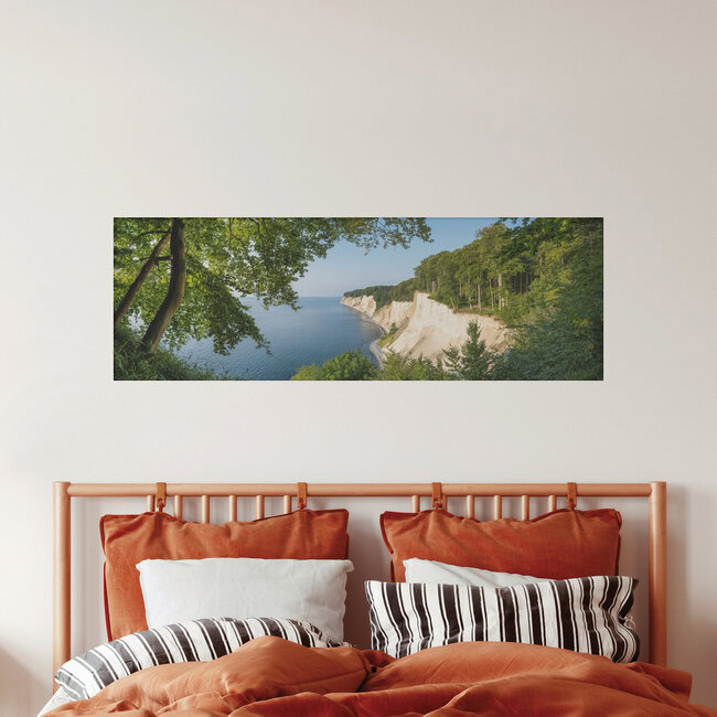 Kalkfelsen im Jasmund Nationalpark auf der Insel Rügen, Deutschland – Fotokunst von Jan Becke als Poster oder Acrylglasbild