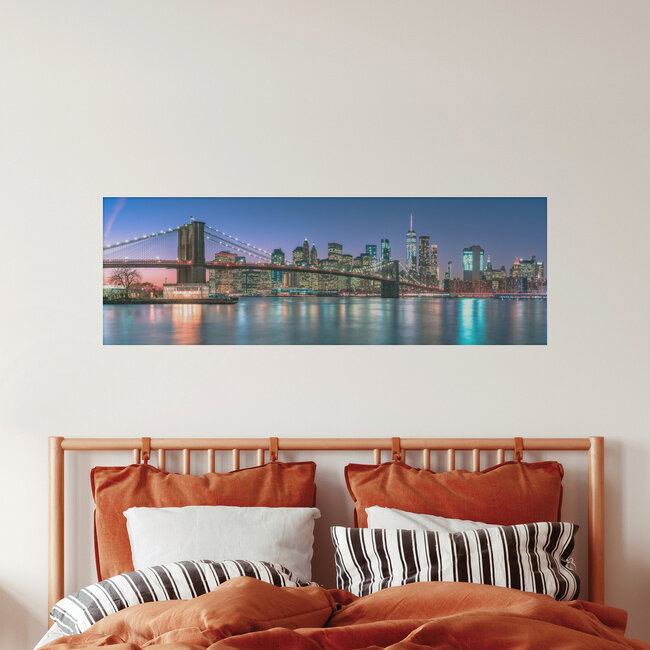 Brooklyn Bridge New York, United States – wall art by Achim Thomae as Poster or Acrylic Glass Print