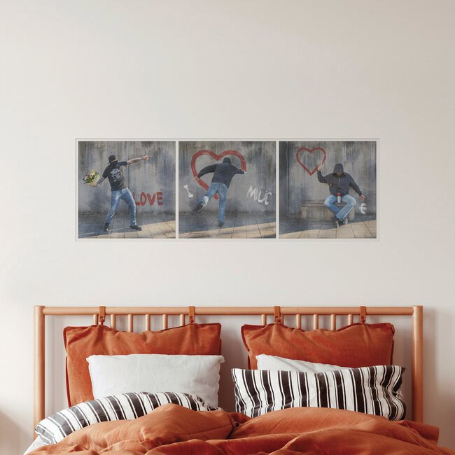Tryptichon der Werte, Deutschland – Fotokunst von Roswitha Schleicher-Schwarz als Poster oder Acrylglasbild