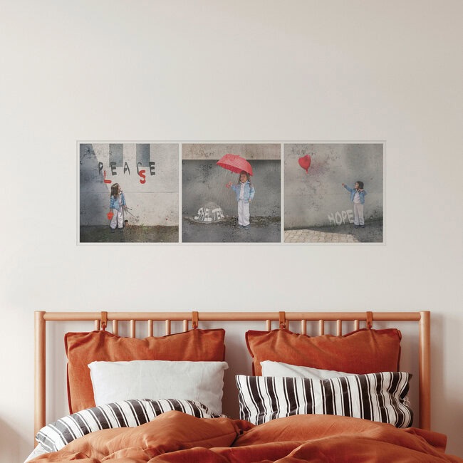 Tryptichon der Werte II, Deutschland – Fotokunst von Roswitha Schleicher-Schwarz als Poster oder Acrylglasbild
