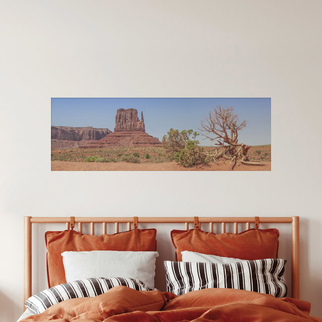 MONUMENT VALLEY Sentinel Mesa & West Mitten Butte, United States – wall art by Melanie Viola as Poster or Acrylic Glass Print