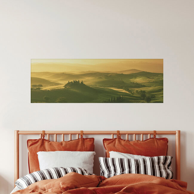 Tuscany Landscape, Italy – wall art by Jean Claude Castor as Poster or Acrylic Glass Print