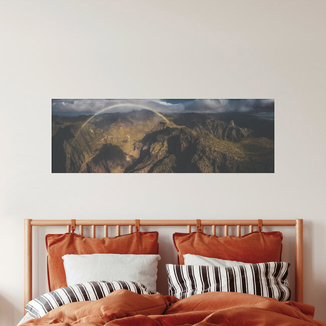Tenerife Masca Valley Aerial Panorama, Spain – wall art by Jean Claude Castor as Poster or Acrylic Glass Print