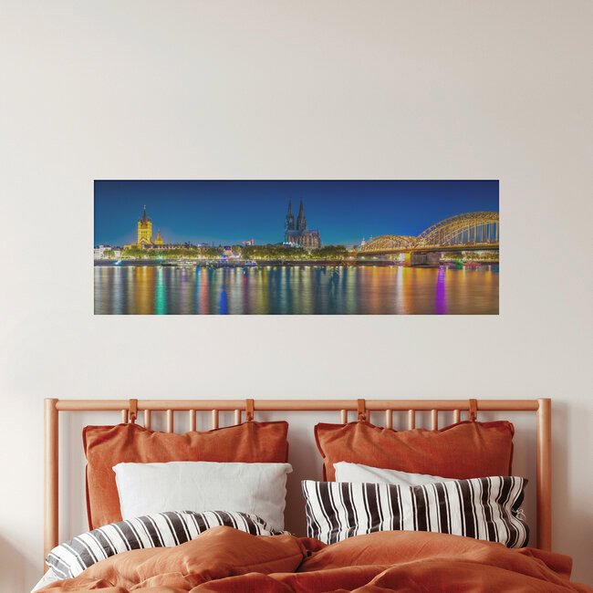 Köln Panorama, Deutschland – Fotokunst von Martin Wasilewski als Poster oder Acrylglasbild
