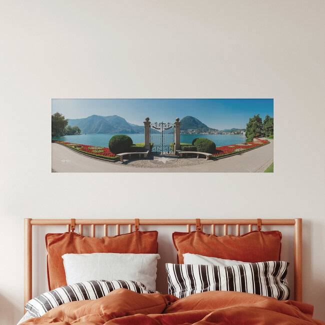 Lago di Lugano, Schweiz – Fotokunst von Peter Wey als Poster oder Acrylglasbild