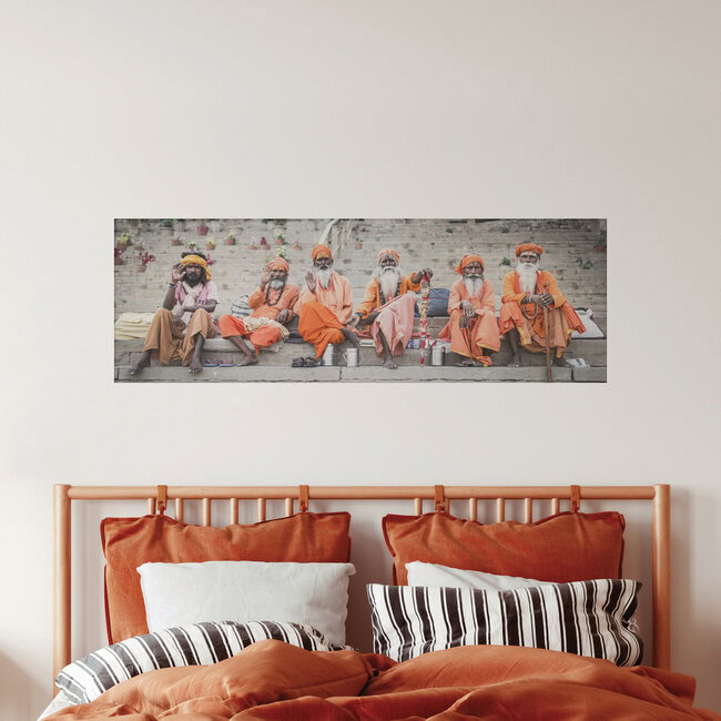 SADHUS, Indien – Fotokunst von Andreas Adams als Poster oder Acrylglasbild