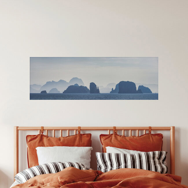 Phang Nga bay in the morning time, Thailand – wall art by Franzel Drepper as Poster or Acrylic Glass Print