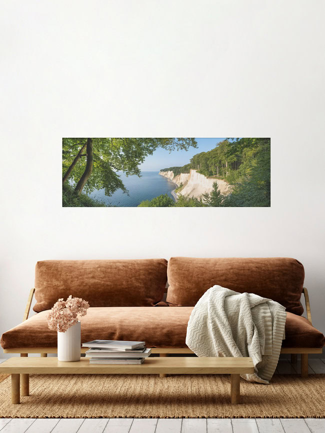Kalkfelsen im Jasmund Nationalpark auf der Insel Rügen, Deutschland – Fotokunst von Jan Becke als Poster oder Acrylglasbild