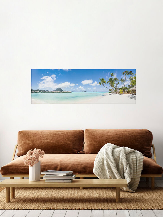 Urlaub im Südseeparadies auf Bora Bora, Deutschland – Fotokunst von Jan Becke als Poster oder Acrylglasbild