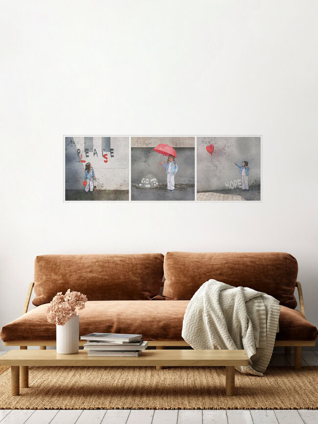 Tryptichon der Werte II, Deutschland – Fotokunst von Roswitha Schleicher-Schwarz als Poster oder Acrylglasbild