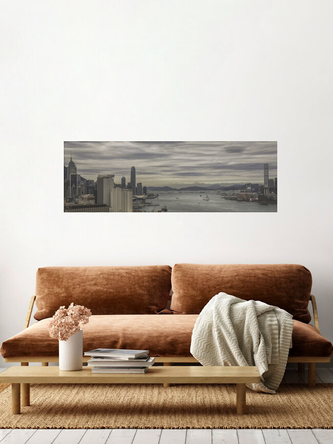 Victoria Harbour, Hong Kong – Fotokunst von Rob Smith als Poster oder Acrylglasbild