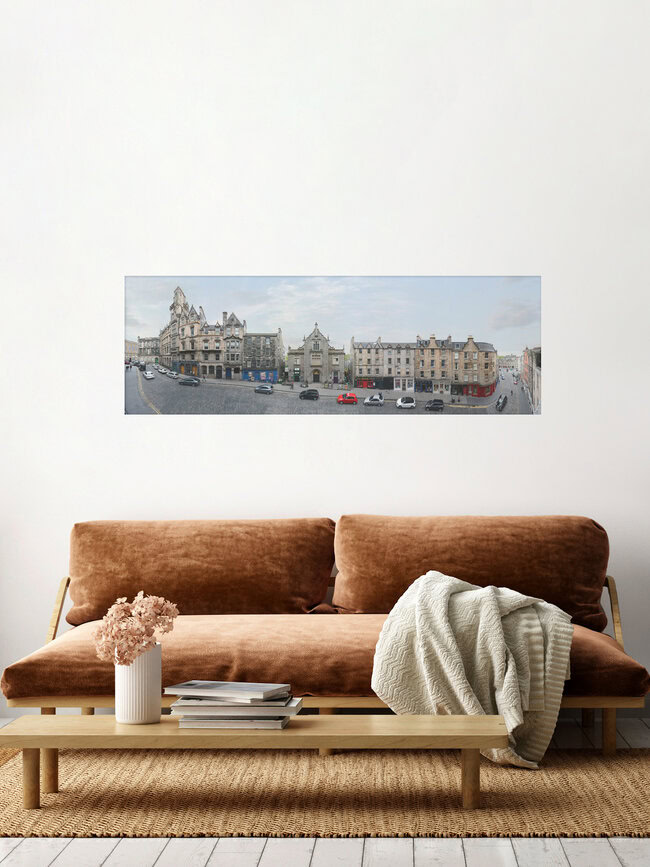 Edinburgh | Victoria Street, United Kingdom – wall art by Joerg Dietrich as Poster or Acrylic Glass Print
