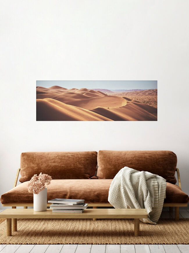 Rub Al Khali Desert in Oman Panorama, Oman – wall art by Jean Claude Castor as Poster or Acrylic Glass Print