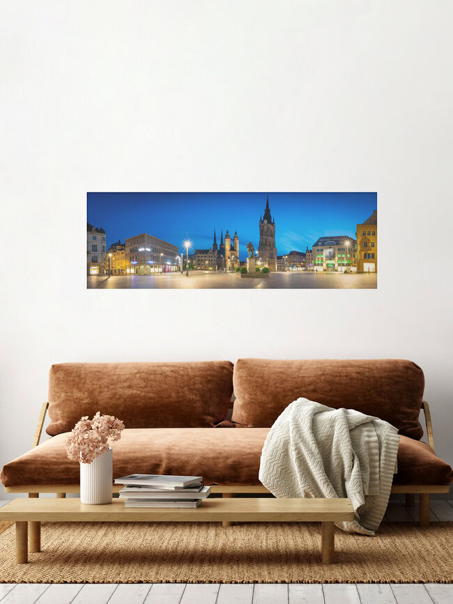 Halle-Saale Panorama, Germany – wall art by Martin Wasilewski as Poster or Acrylic Glass Print