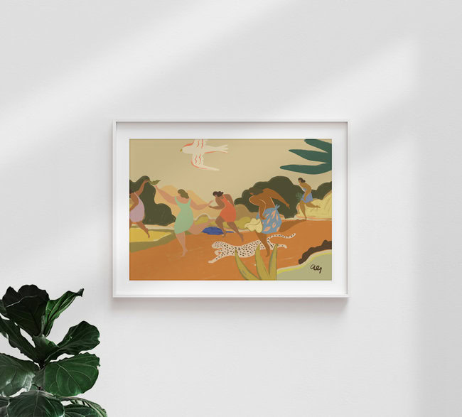 Wandbild 'Onwards' – Kunst von Arty Guava als Poster oder Acrylglasbild