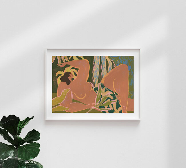 Wandbild 'One with Nature' – Kunst von Arty Guava als Poster oder Acrylglasbild