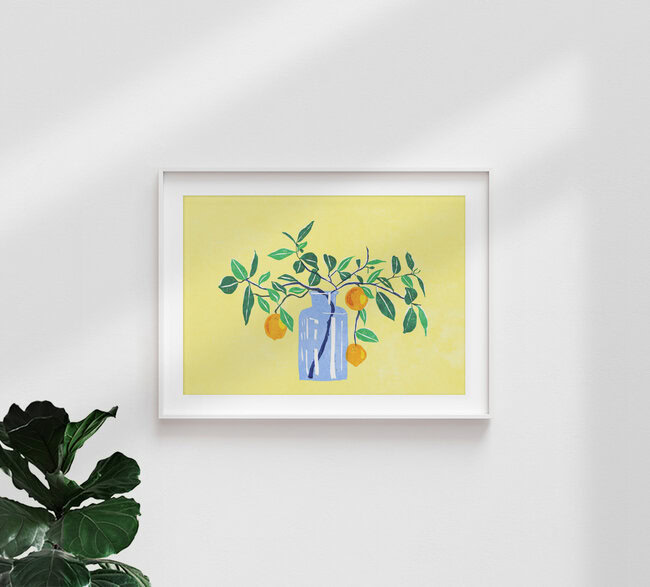 Wandbild 'Orange Tree' – Kunst von Raissa Oltmanns als Poster oder Acrylglasbild