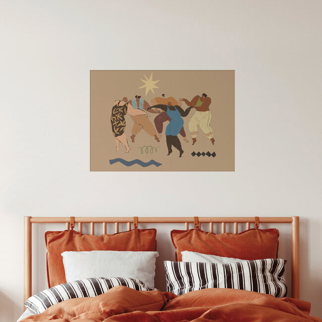 Wandbild 'Round and Round' – Kunst von Arty Guava als Poster oder Acrylglasbild