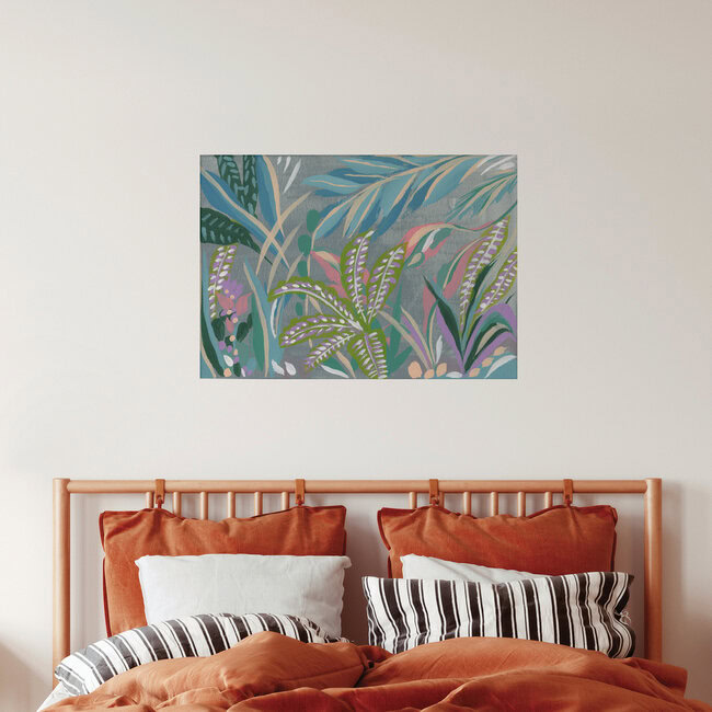 'Green Tropical' – Wall Art by La Tinta Studio Fernanda Martínez as Poster or Acrylic Glass Print