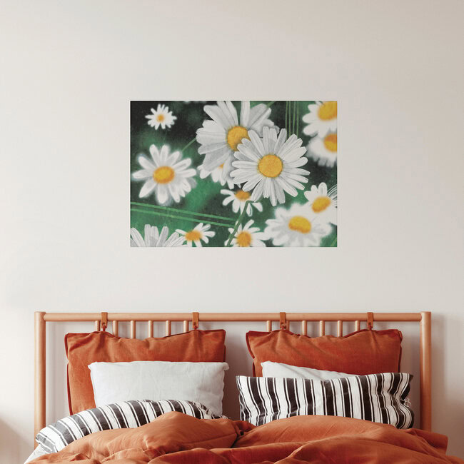 'daisies' – Wall Art by Katherine Blower as Poster or Acrylic Glass Print