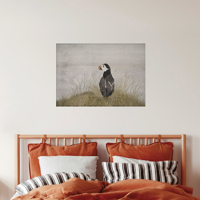 Wandbild 'Puffin' – Kunst von Katherine Blower als Poster oder Acrylglasbild