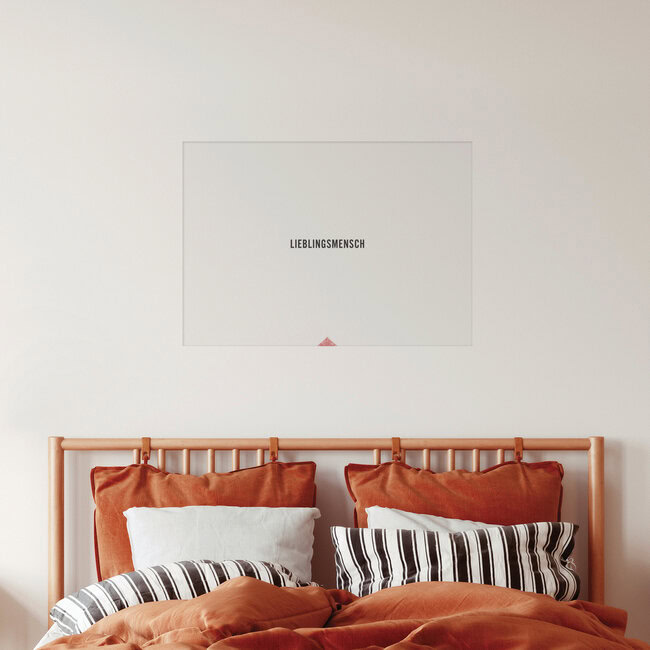 'Lieblingsmensch' – Wall Art by The Quote as Poster or Acrylic Glass Print