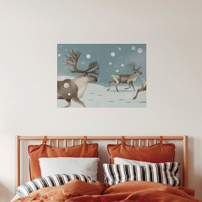 Wandbild 'Rentier' – Kunst von Dieter Braun als Poster oder Acrylglasbild