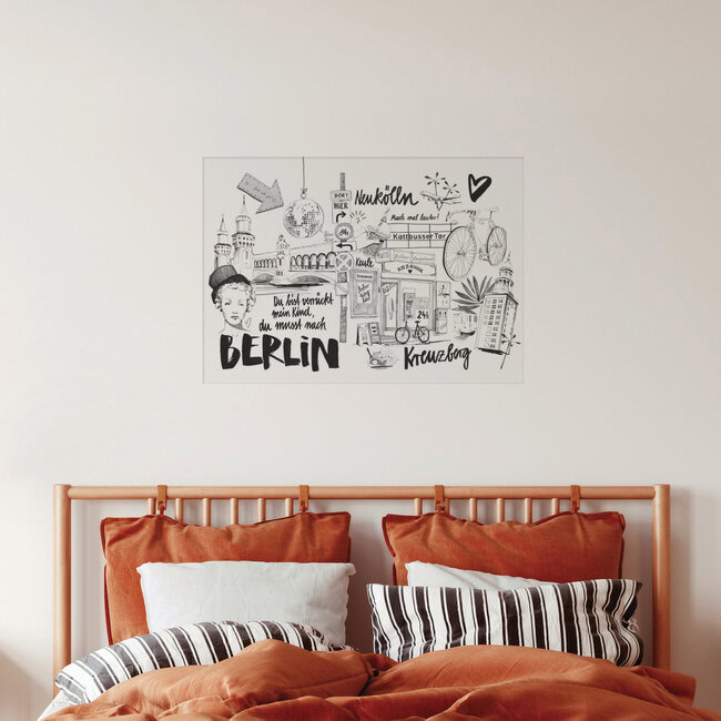 Wandbild 'Berlin 1' – Kunst von Ekaterina Koroleva als Poster oder Acrylglasbild