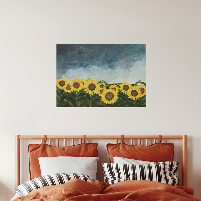 Wandbild 'Sunflowers' – Kunst von Katherine Blower als Poster oder Acrylglasbild