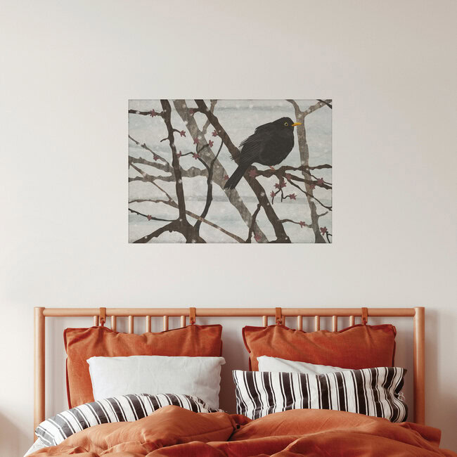 Wandbild 'blackbird' – Kunst von Katherine Blower als Poster oder Acrylglasbild